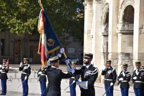 Gendarmerie: cérémonie de prise de commandement du lieutenant-colonel Vincent de L’Estang du Rusquec