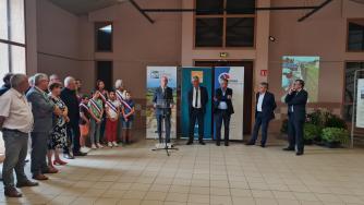 Inauguration des aménagements sportifs et familiaux de la place des écoles de Saint-Mamert-du-Gard