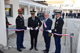 Inauguration des travaux d'extension de la caserne de gendarmerie de Vauvert