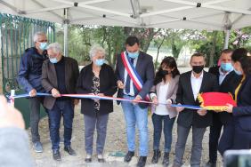 Inauguration du parc des Aubrys à Aubais