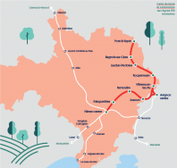Mobilité : réouverture officielle de la ligne TER rive droite du Rhône