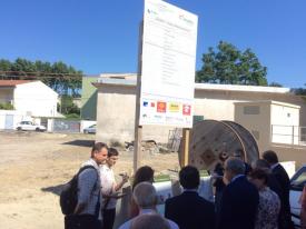 Visite du chantier de la nouvelle maison médicale du quartier Chemin Bas d’Avignon à Nîmes