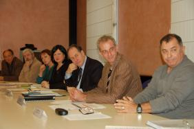 Présentation à la presse du dispositif hivernal d'urgence des personnes sans abri le 28 novembre 2012